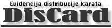 DisCard - sustav za evidenciju zaduženja i razduženja karata
